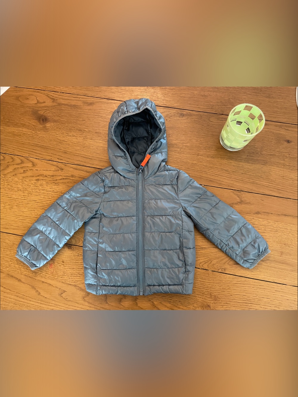 Primark Blue Hooded Puffer Jacket for Infant 18-24 months #203